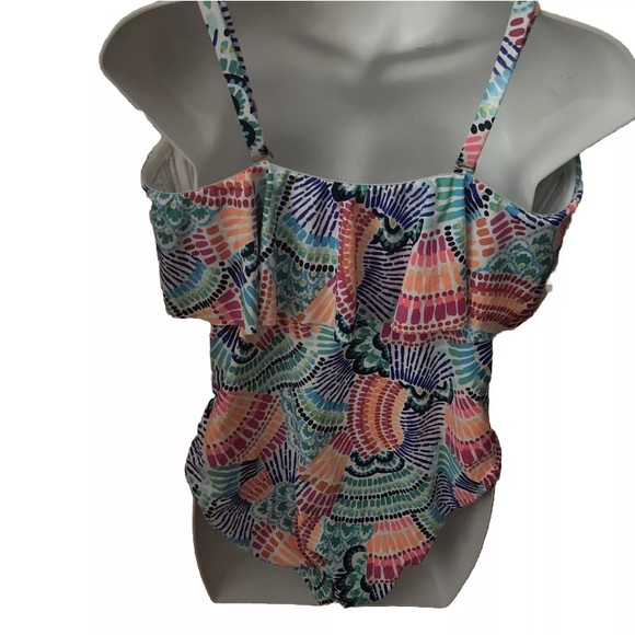 Women’s (16W)  La Blanca Tummy Control One Piece Multi-Color Swimsuit. NWT. - Picture 3 of 6